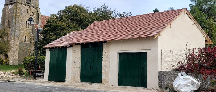 La réfection d’un bâtiment communal à Augers-en-Brie